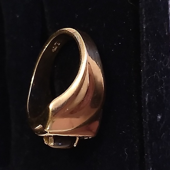 18k plated tiger's eye ring - Picture 5 of 5